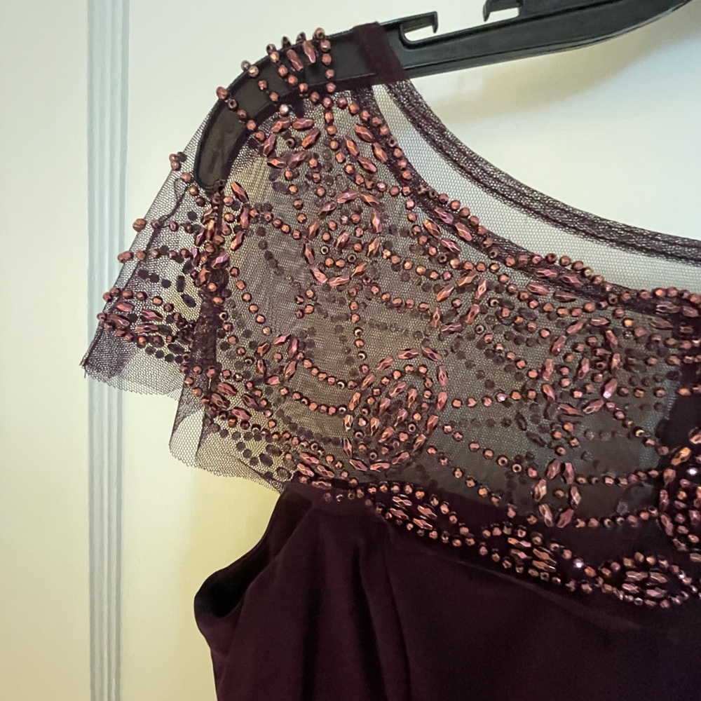 Gown Merlot Burgundy Evening Event Wedding size 10